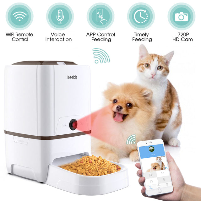 Automatic Pet Feeder with Camera