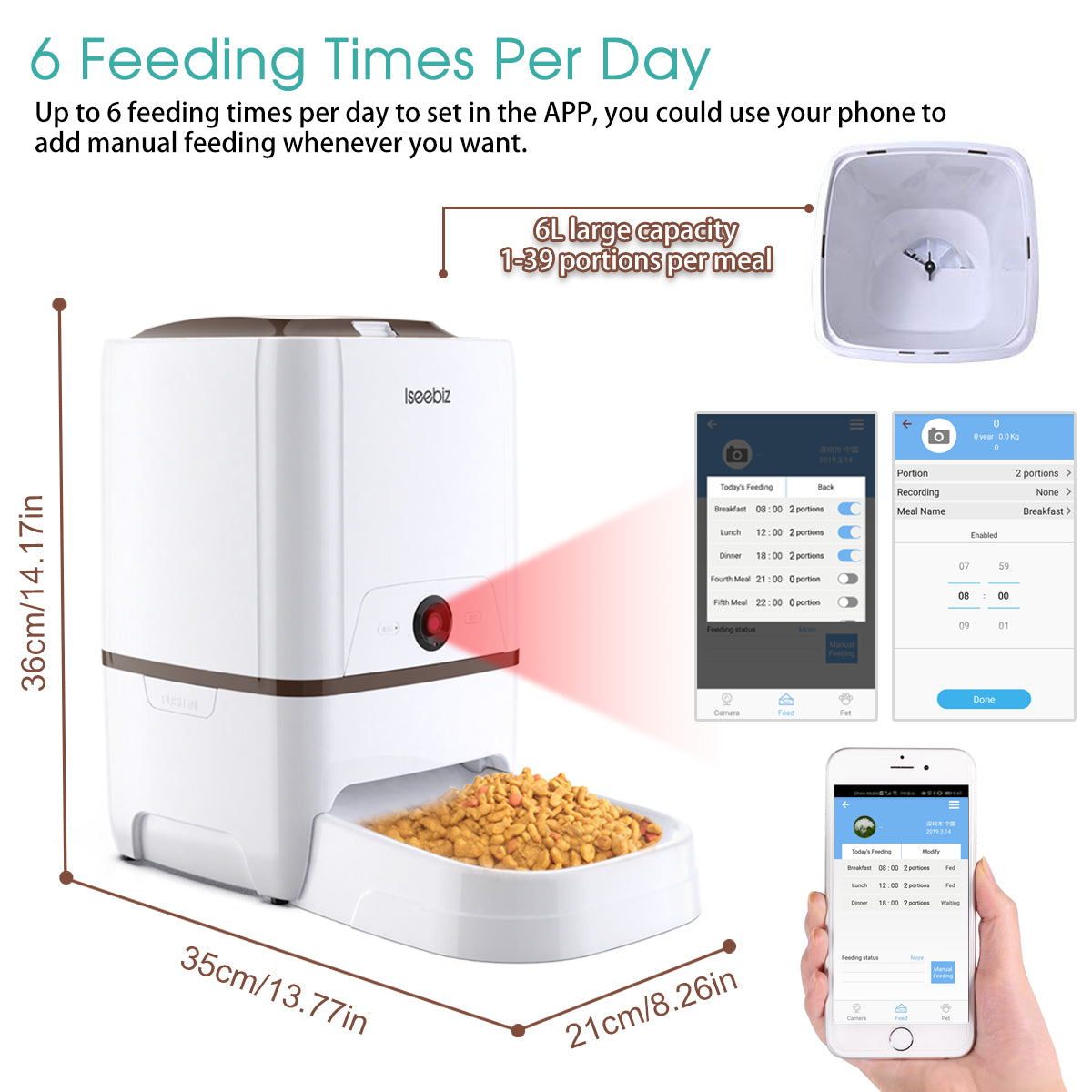 Automatic Pet Feeder with Camera