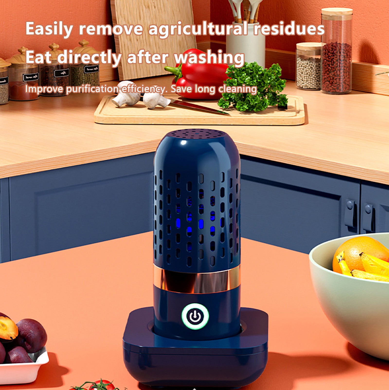 Portable Ultrasonic Fruit Cleaner