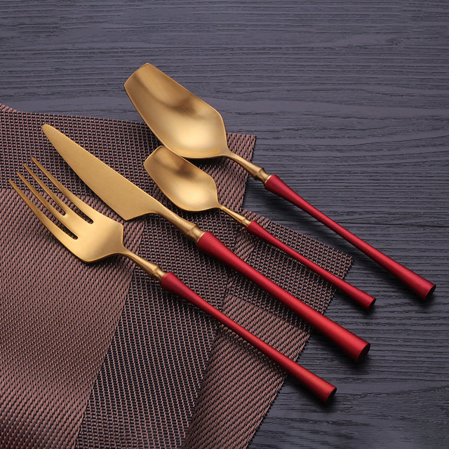 Gold Cutlery Set