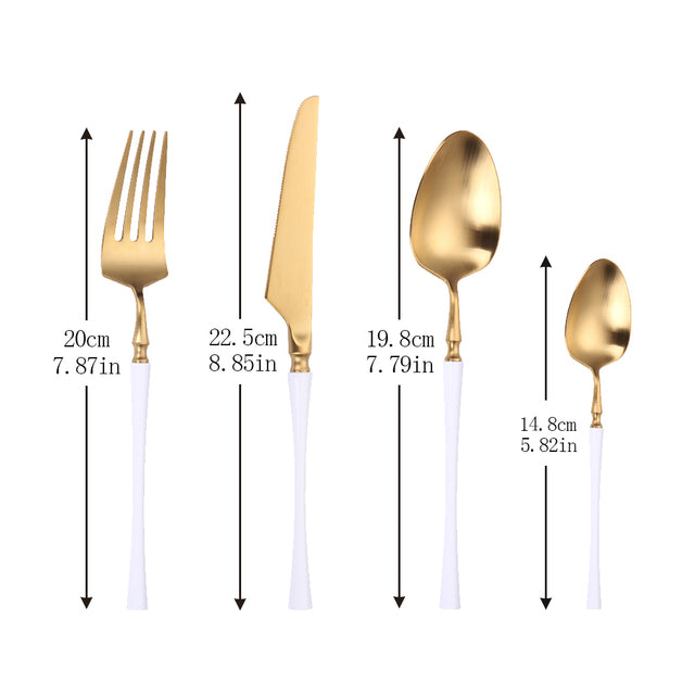 Gold Cutlery Set