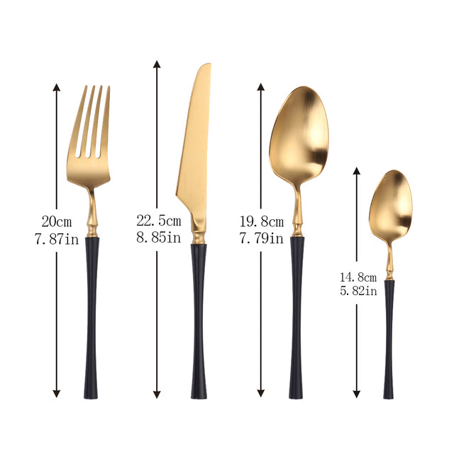 Gold Cutlery Set