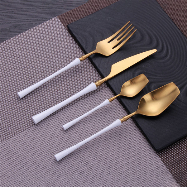 Gold Cutlery Set