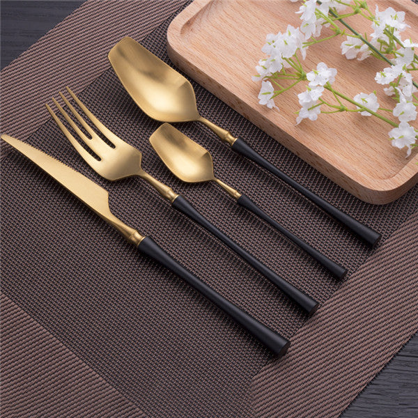 Gold Cutlery Set