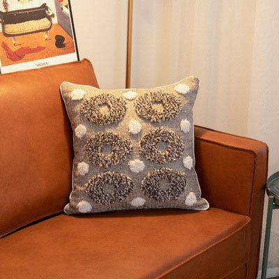 Moroccan Tufted Cushion Cover